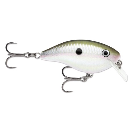 Rapala Og Rocco 05, 38 Oz, Running Depth 5', 4 Treble Hooks, Green Gizzard Shad OGR05GGSD